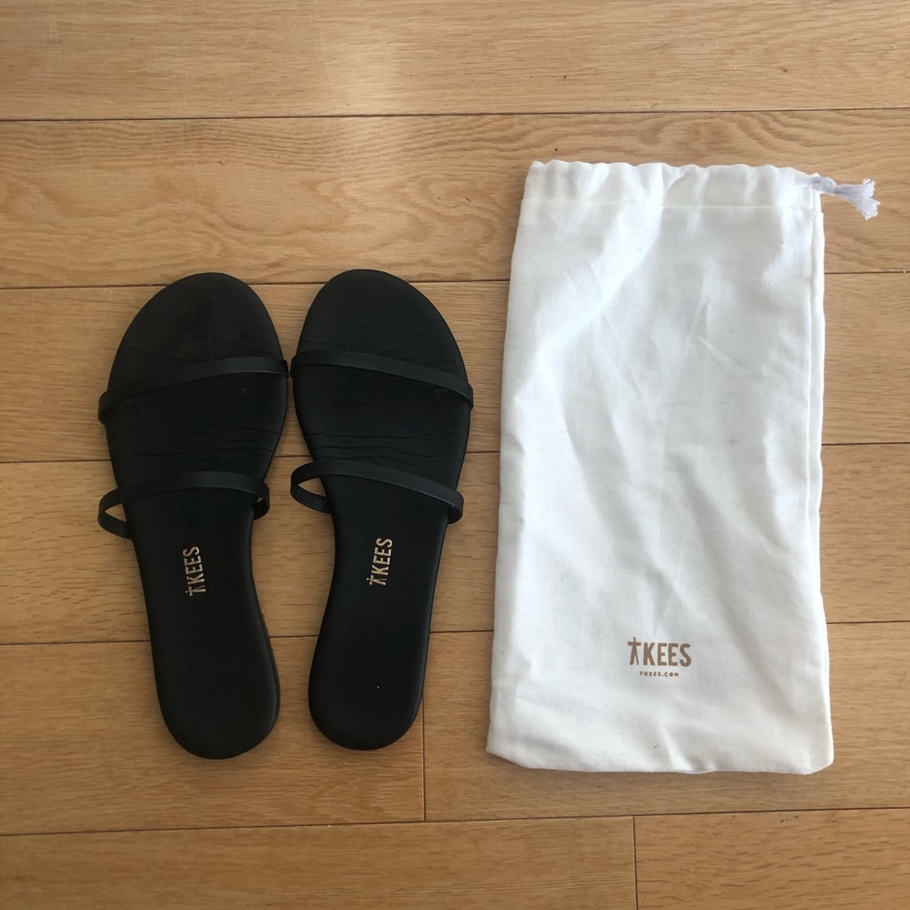 TKEES Gemma Sandals Black Sable 6